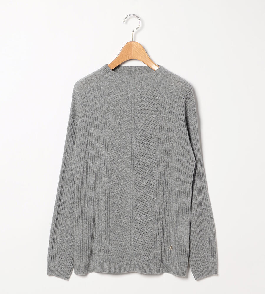 SCAPAカシミヤ グレー ホープ ニット 38