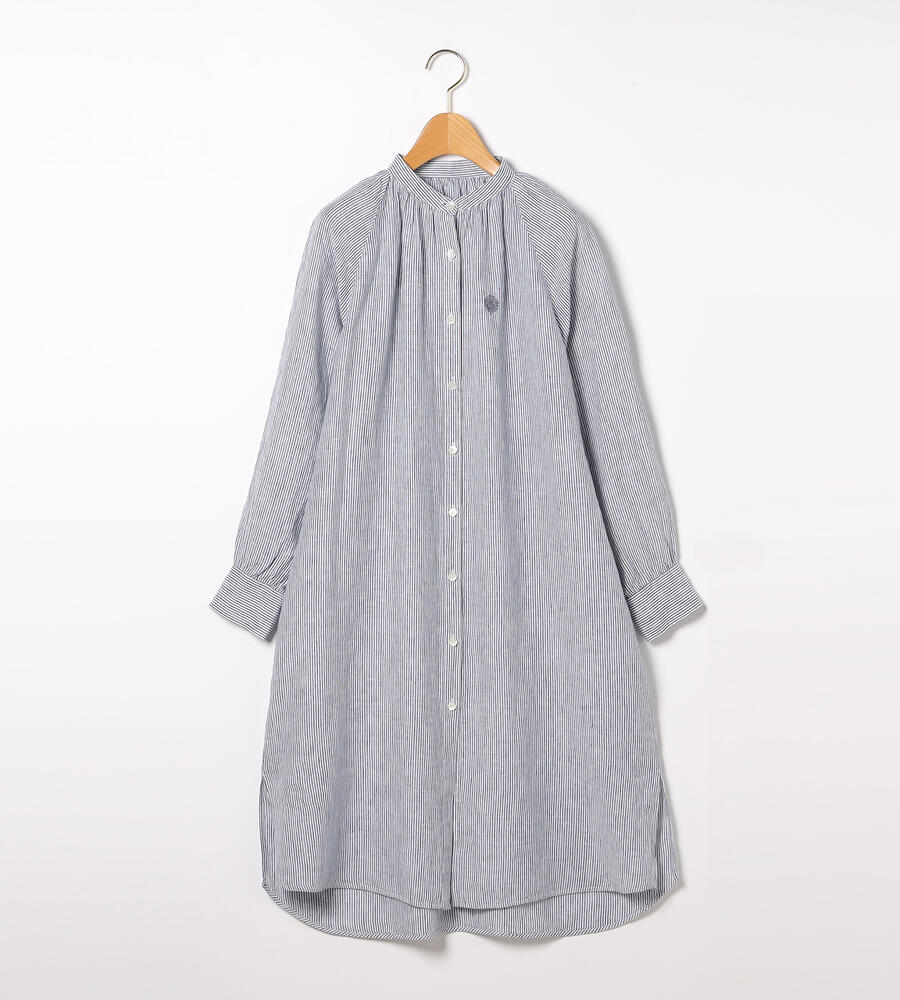 SCAPA Lサイズ / スキャパエルサイズ コンチネンタルリネンロングブラウス Lサイズ】コンチネンタルリネンロングブラウス｜シャツ