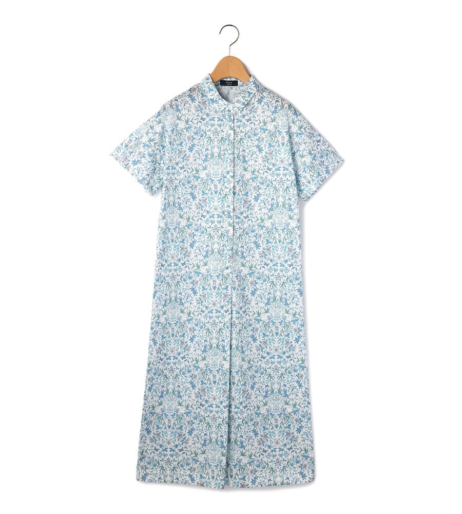 LIBERTY PRINTS ⌇vintage ワンピース LIBERTYプリントBlue Tapestryワンピース｜ワンピース