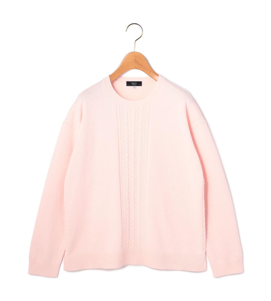 KEITH Lサイズ / キースエルサイズ スプリングケーブルニット Lサイズ】スプリングケーブルニット｜ニット｜LSTOCKROOM(エル